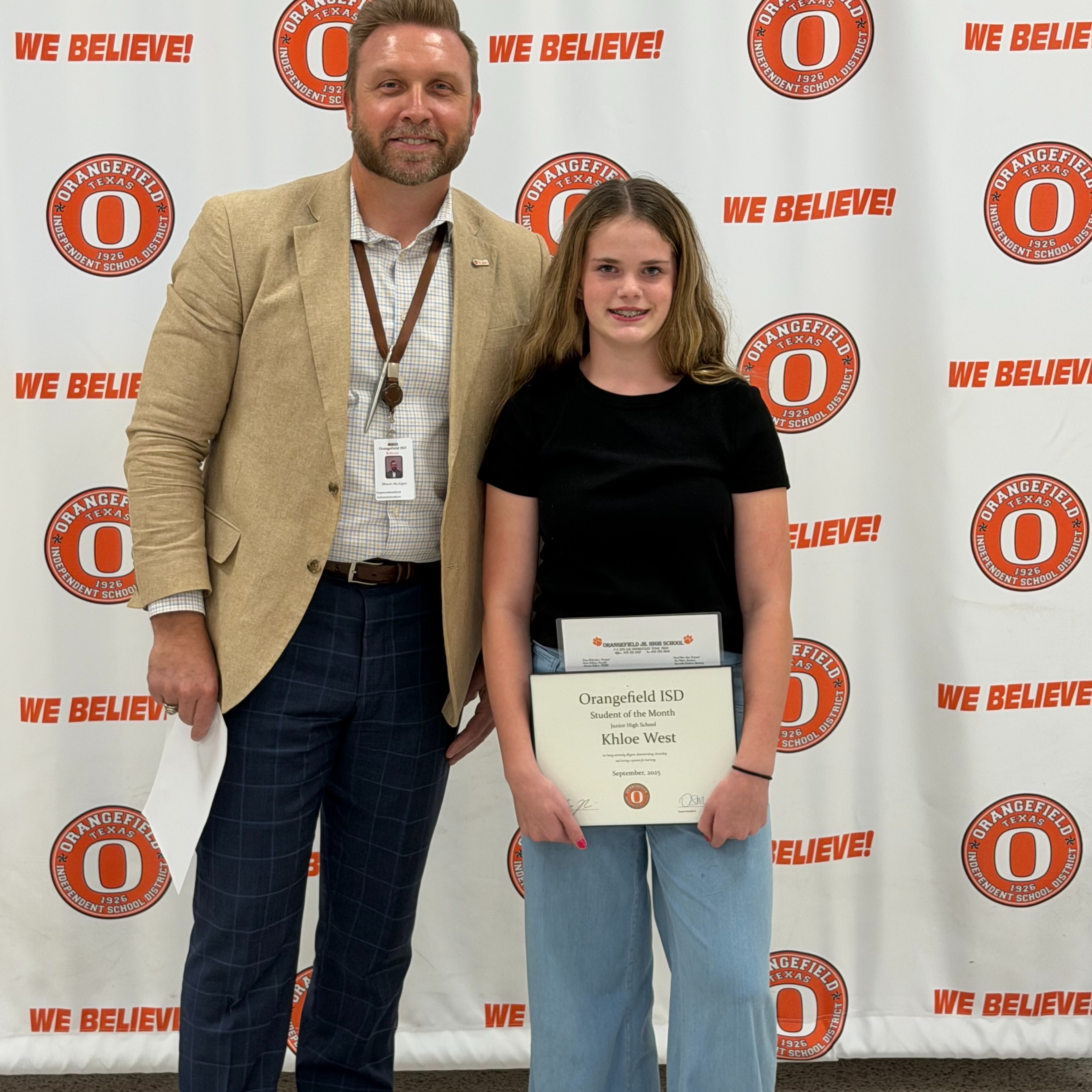 OJH Student of the Month