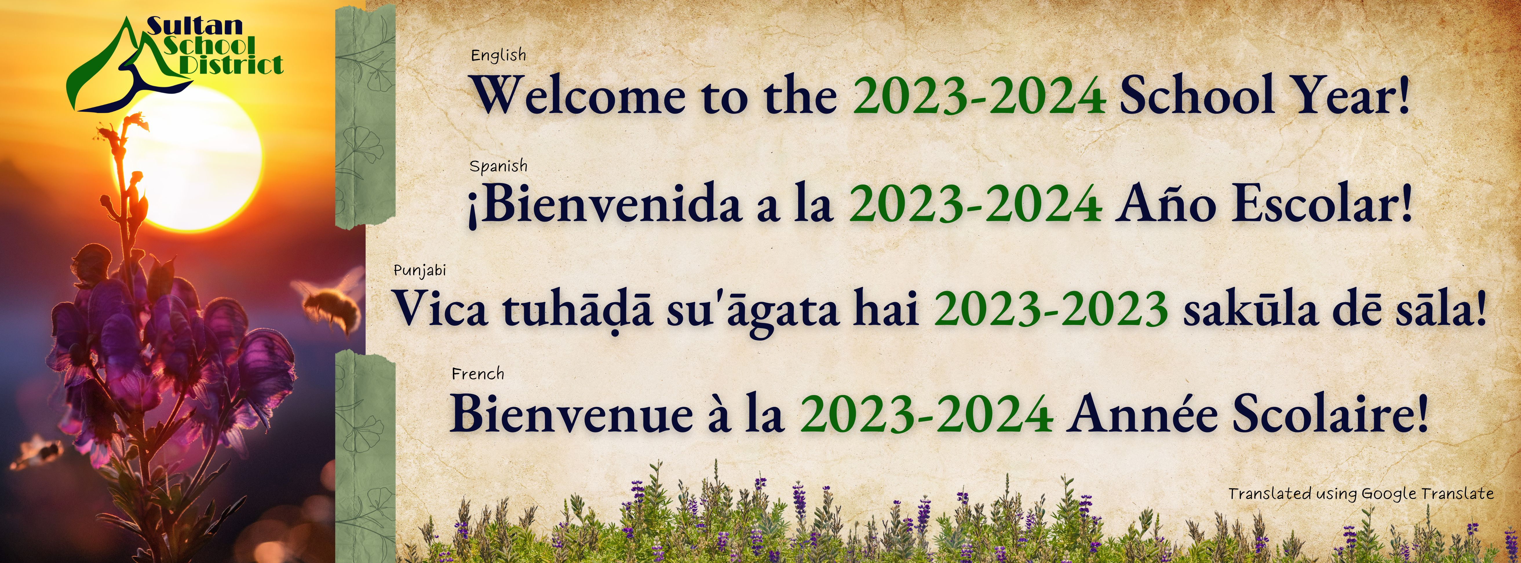 Welcome to the 2023-2024 school year!