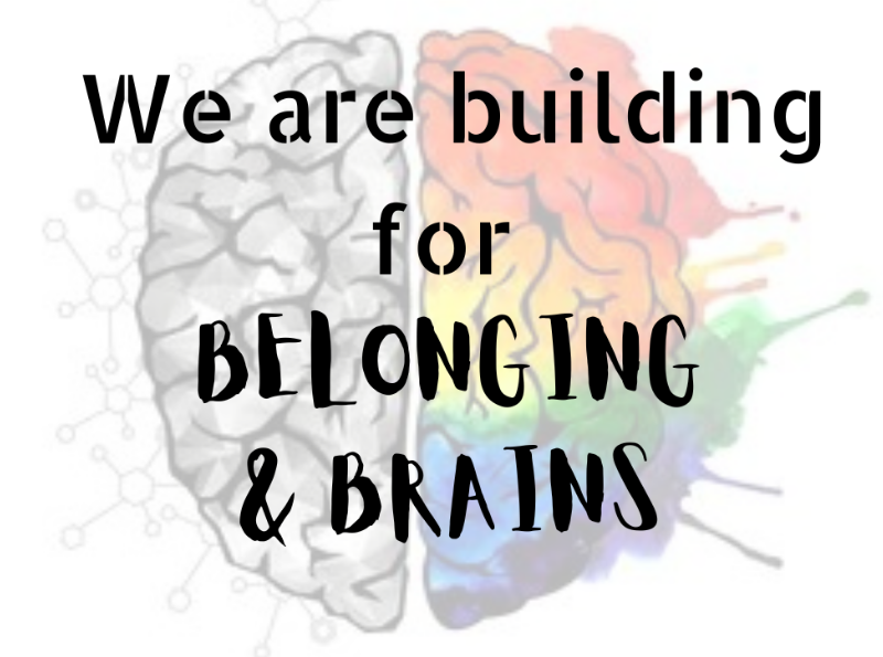 Brain Rainbow Graphic