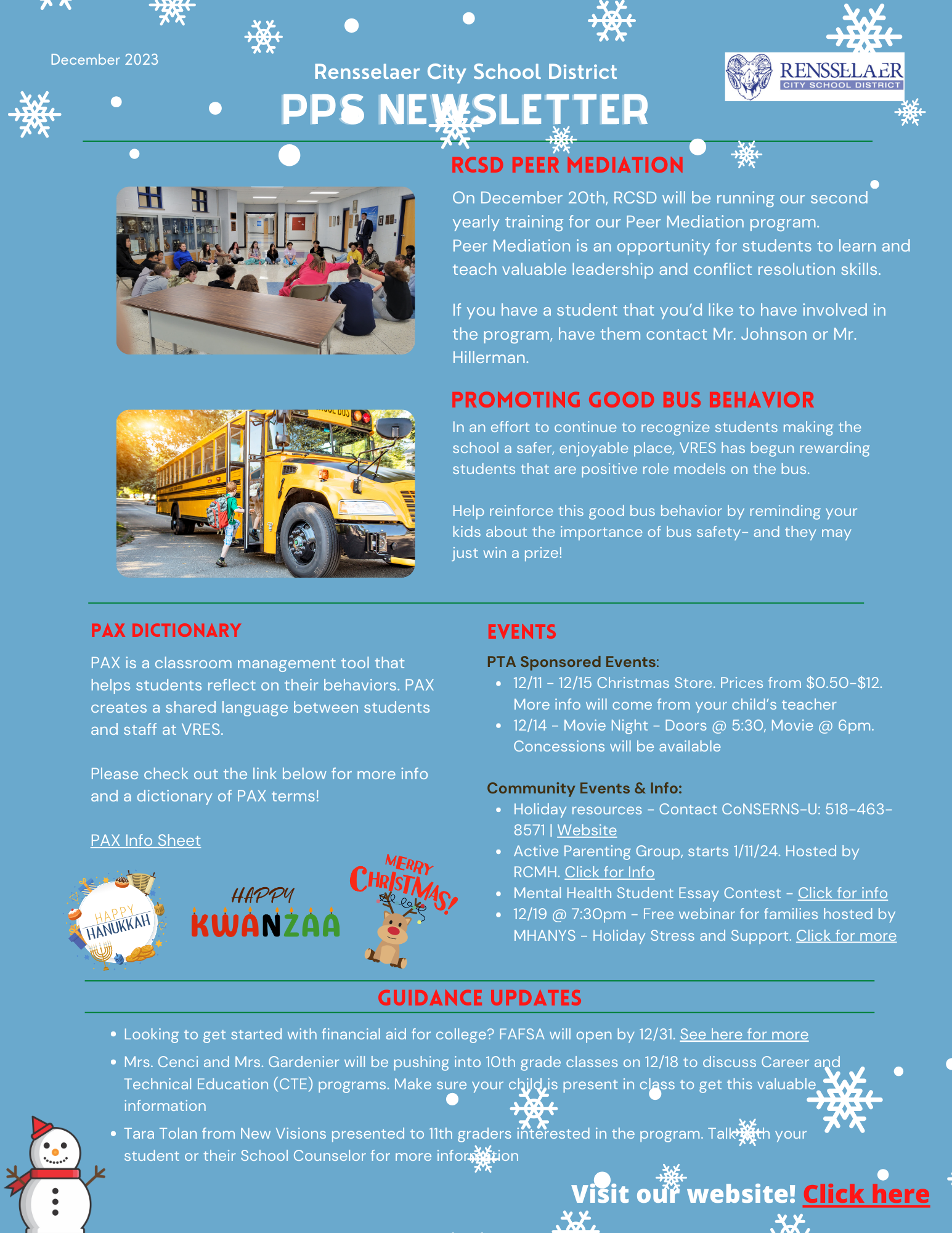 PPS December Newsletter 2023