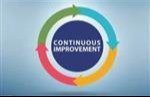4 arrows pointing in a circle with text 'continuous improvement'