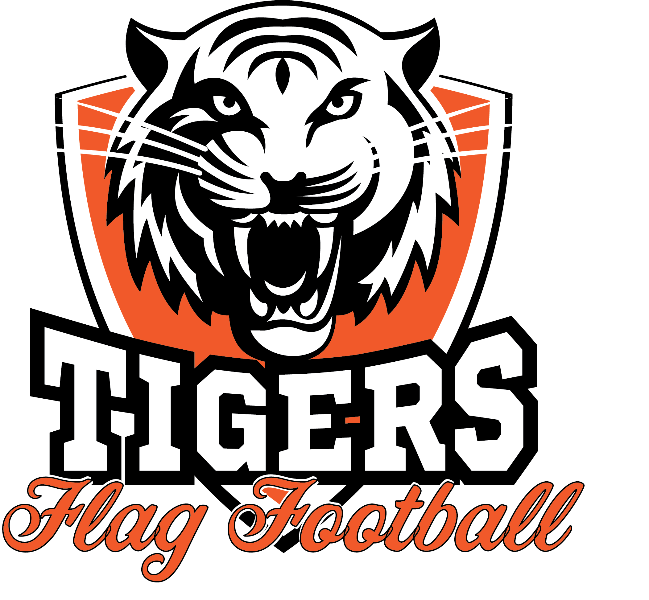 flag football logo