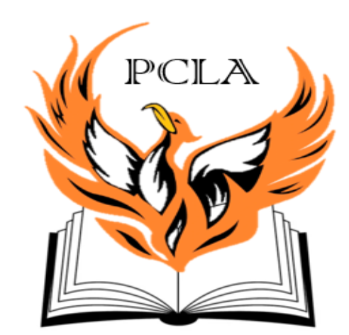 pcla logo open book