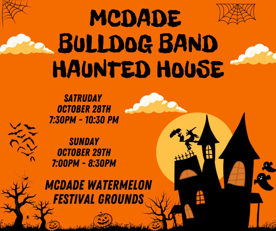 McDade Haunted House advertisement