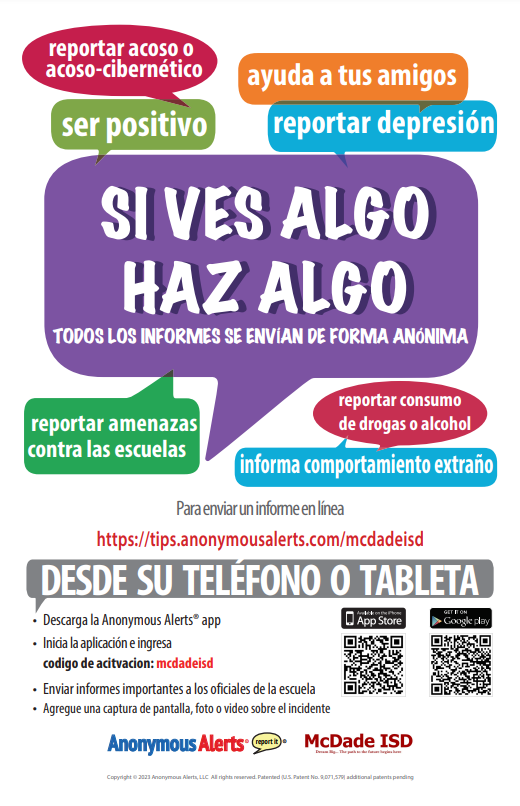 anonymous alerts poster (spanish)