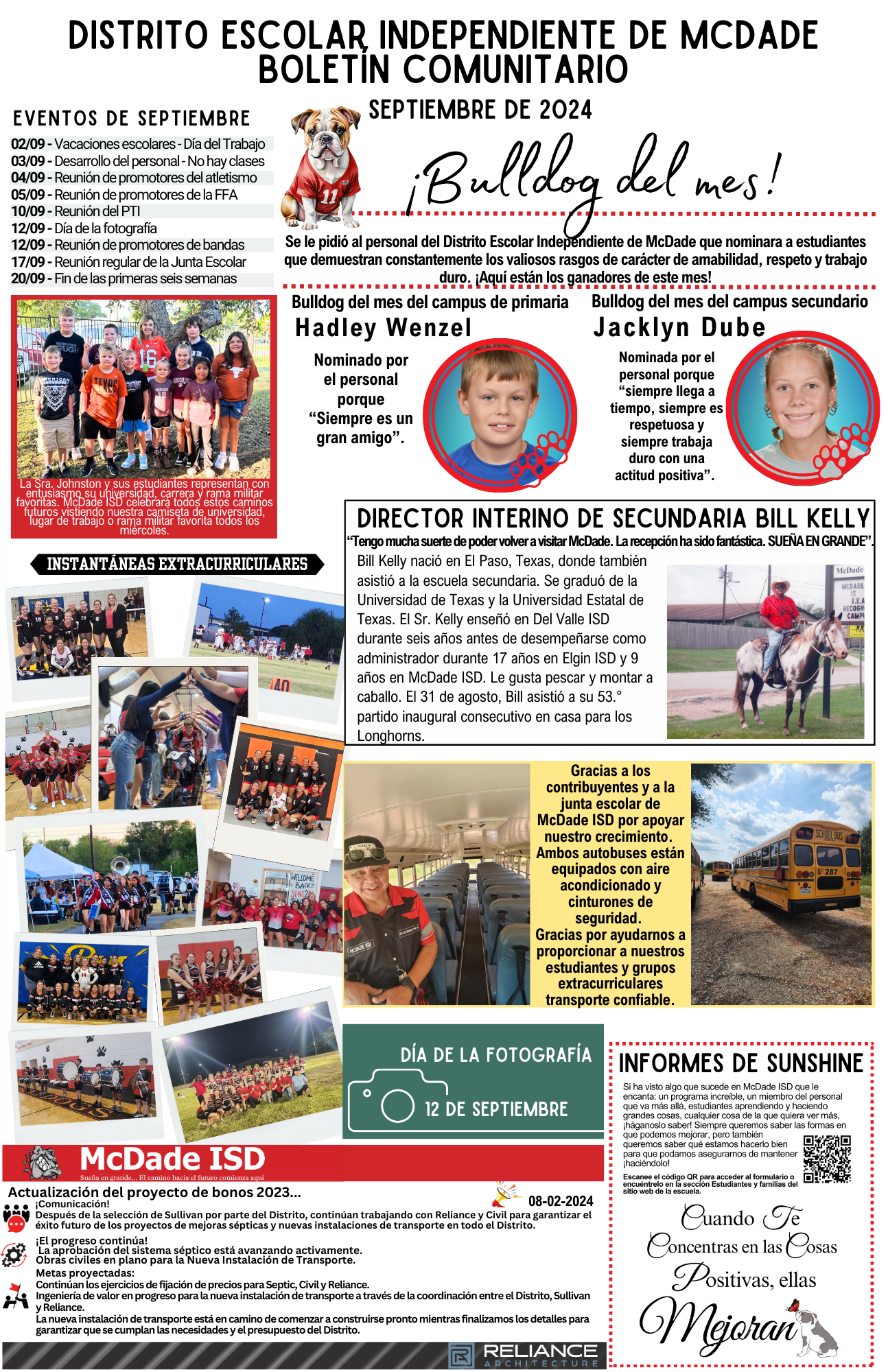 September Newsletter - Spanish