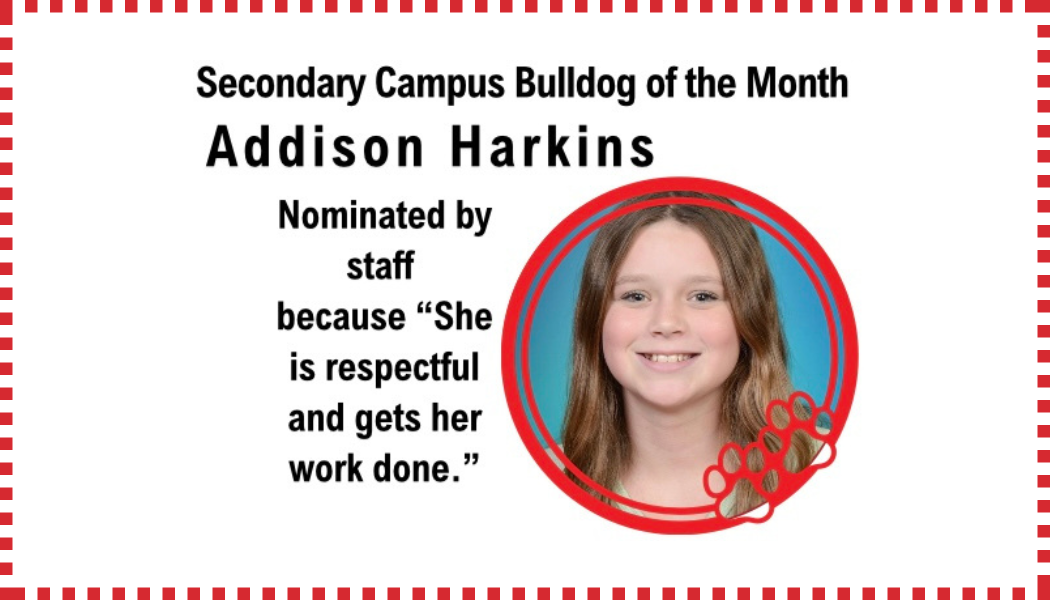 Bulldog of the Month