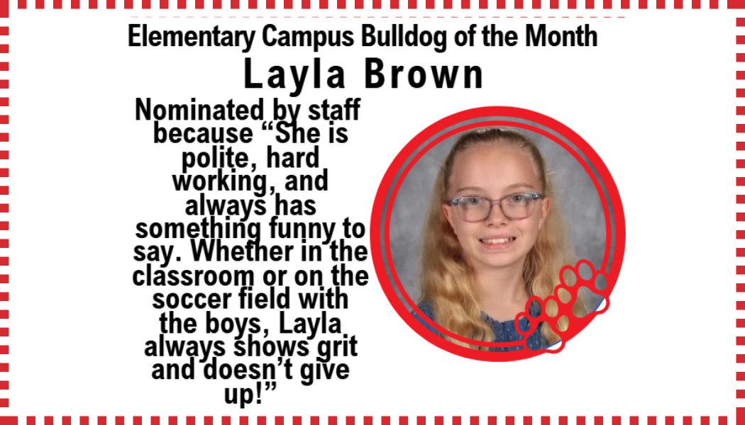 Bulldog of the Month