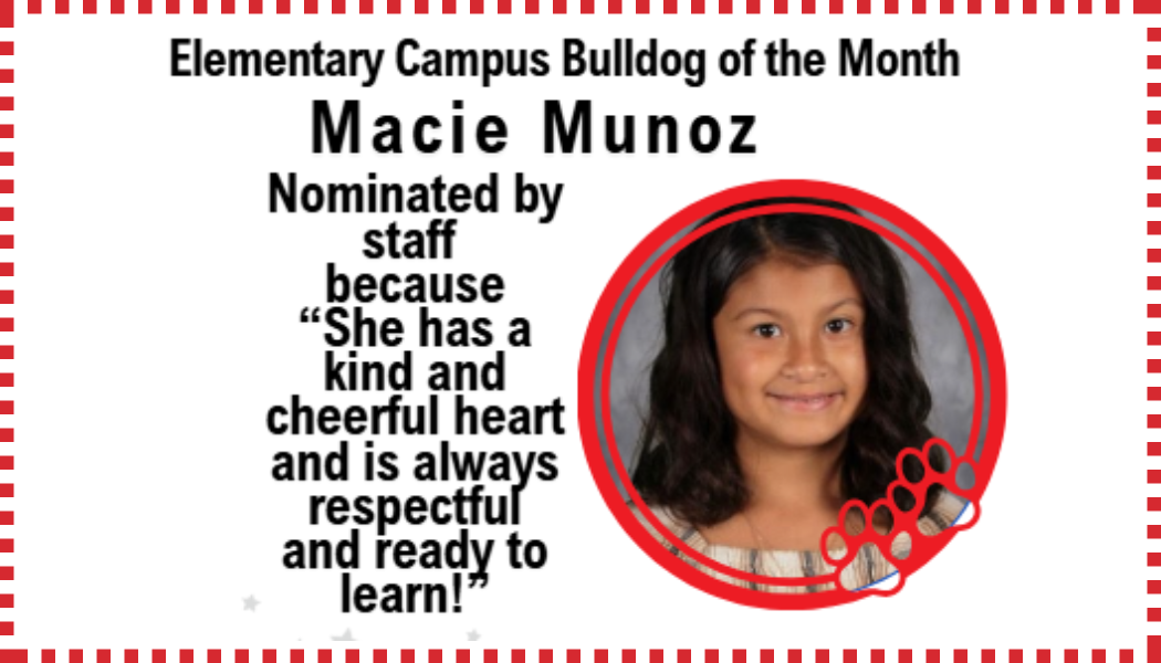 Bulldog of the Month