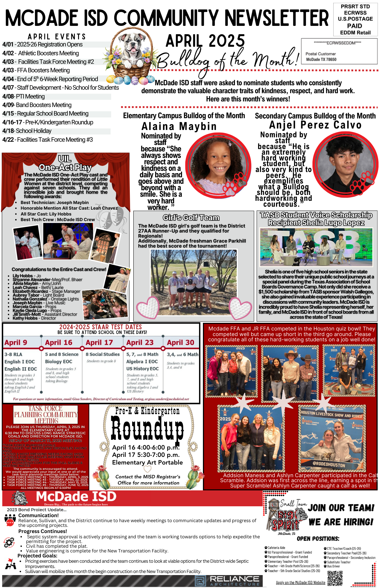 April Newsletter