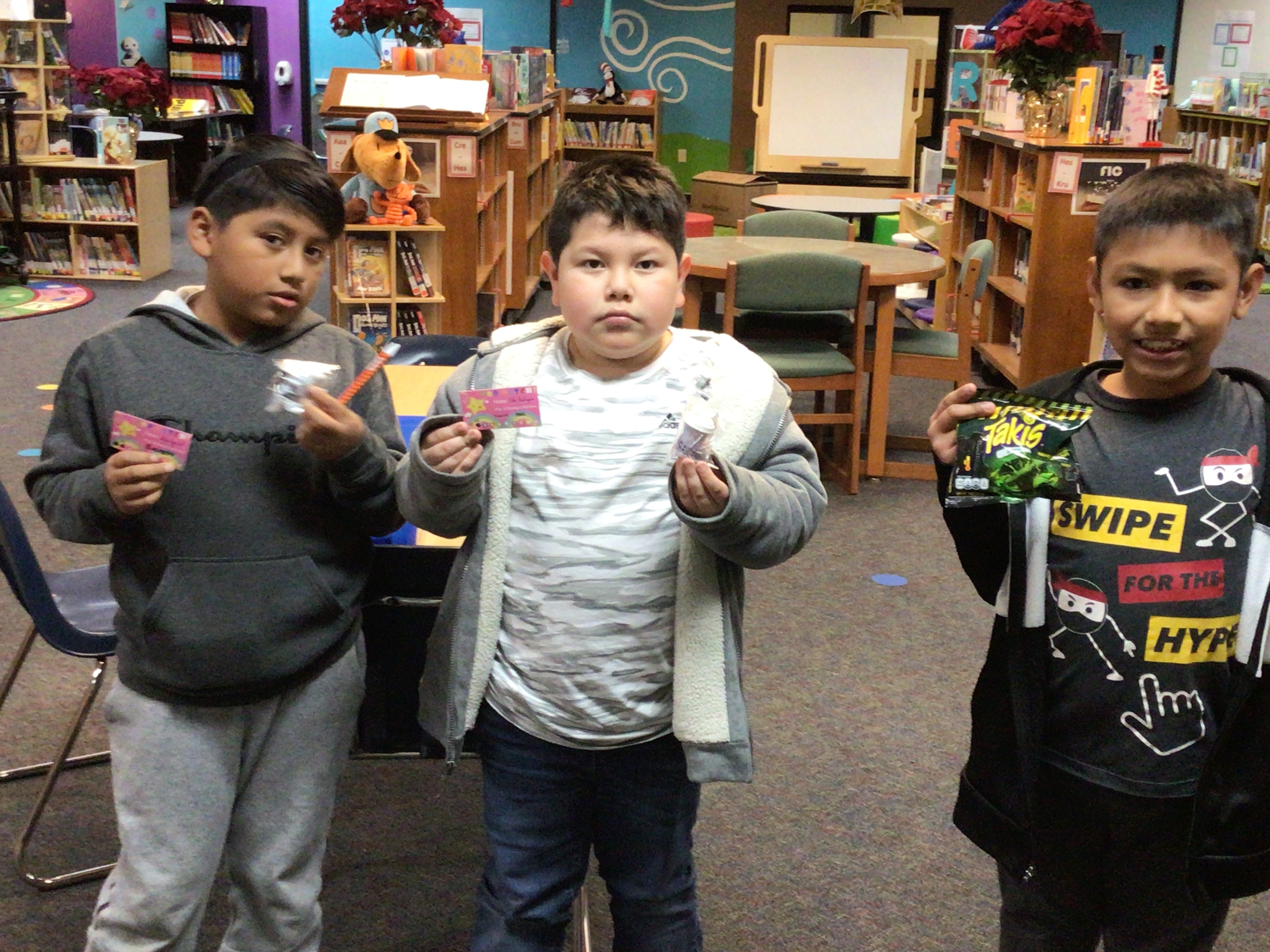 Students have been rewarded for reading at least 10 books in our 100 book Reading Challege