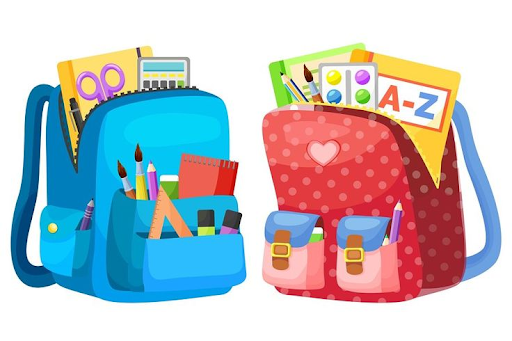 backpacks with school supplies