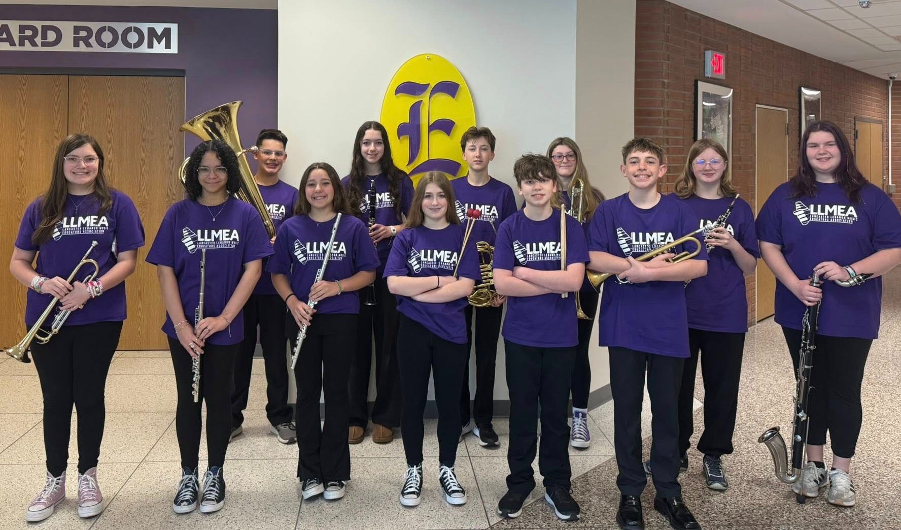 EMS students at the LLMEA Band Festival