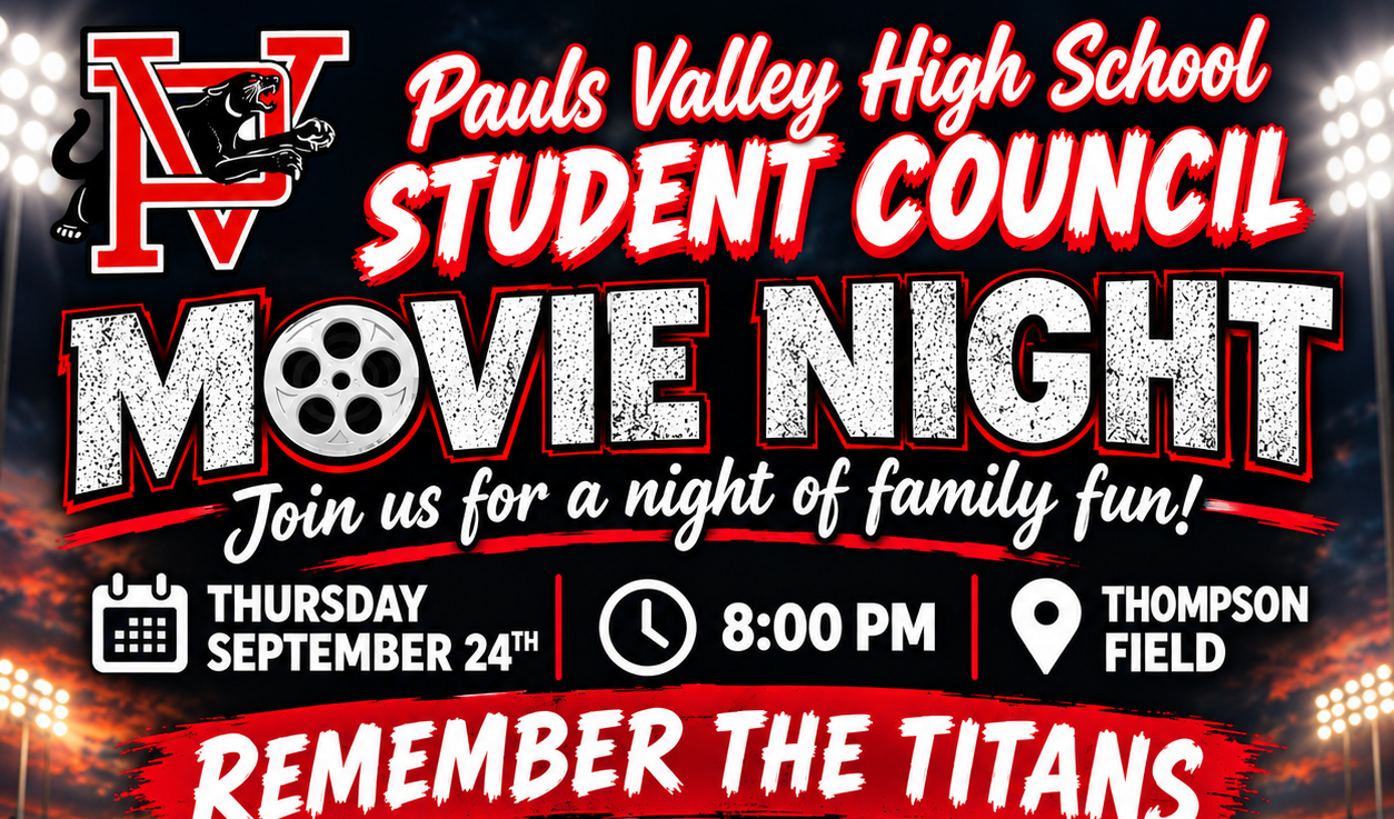 Movie Night Thurs Sept 24 at Thompson Field