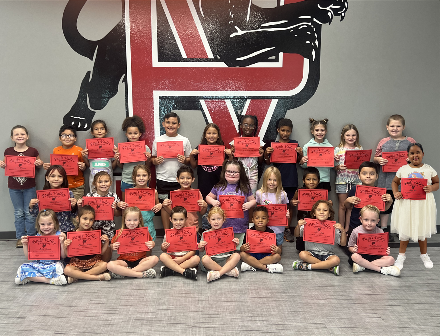 October Students of the Month