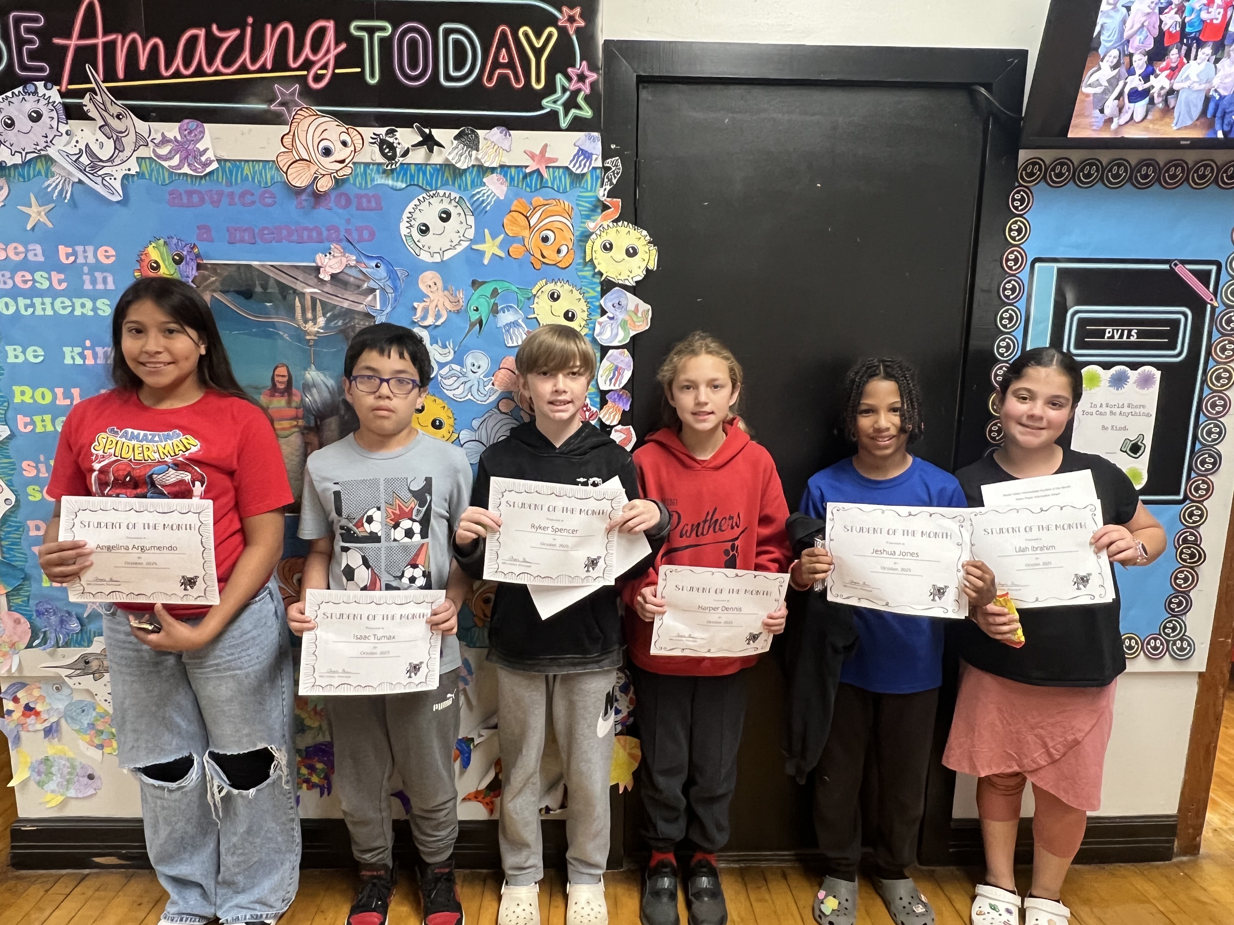 Students of the month
