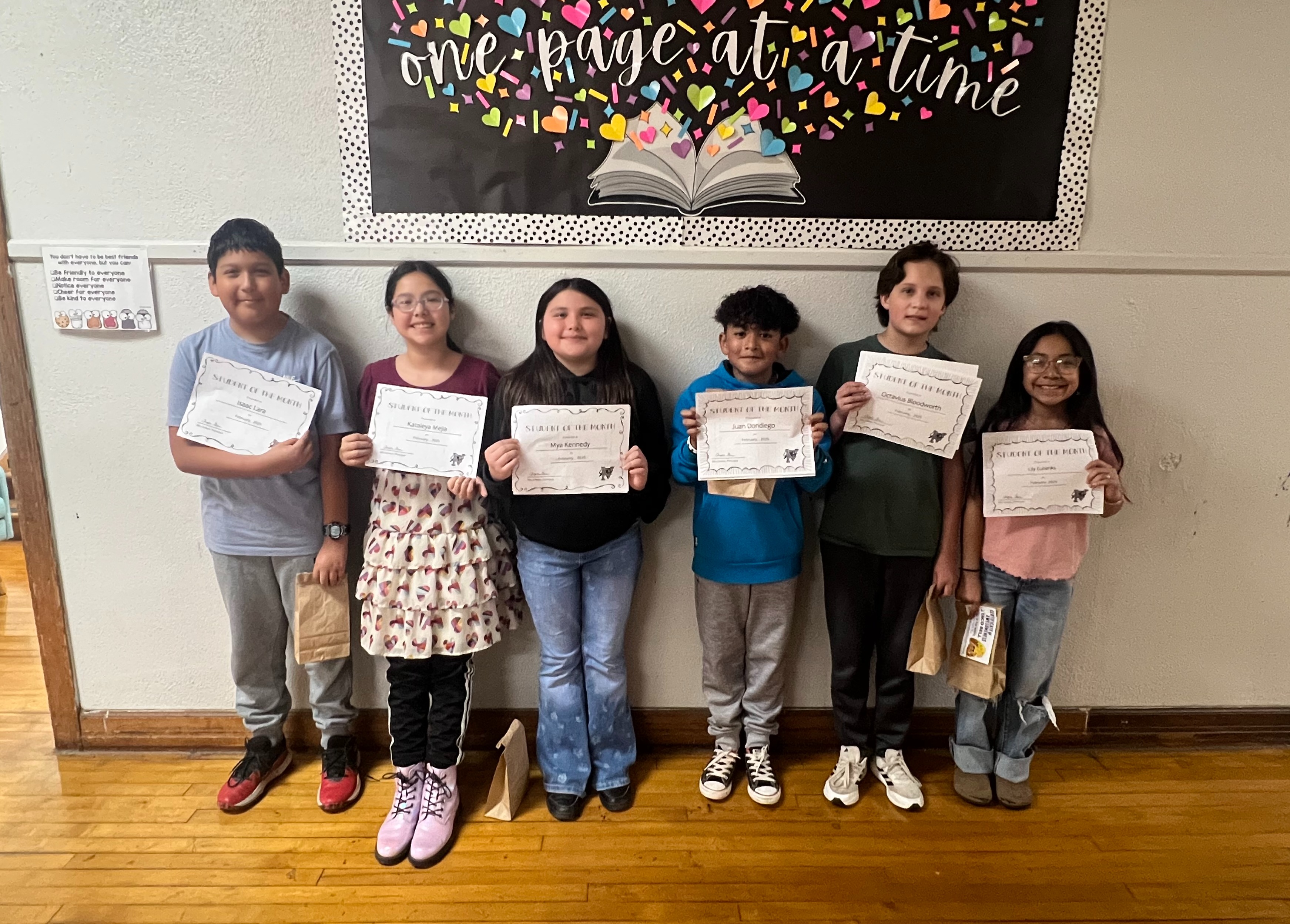 Students of the month