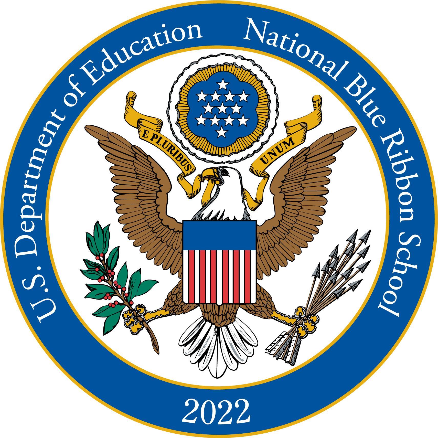 US Dept Blue Ribbon 2022 logo
