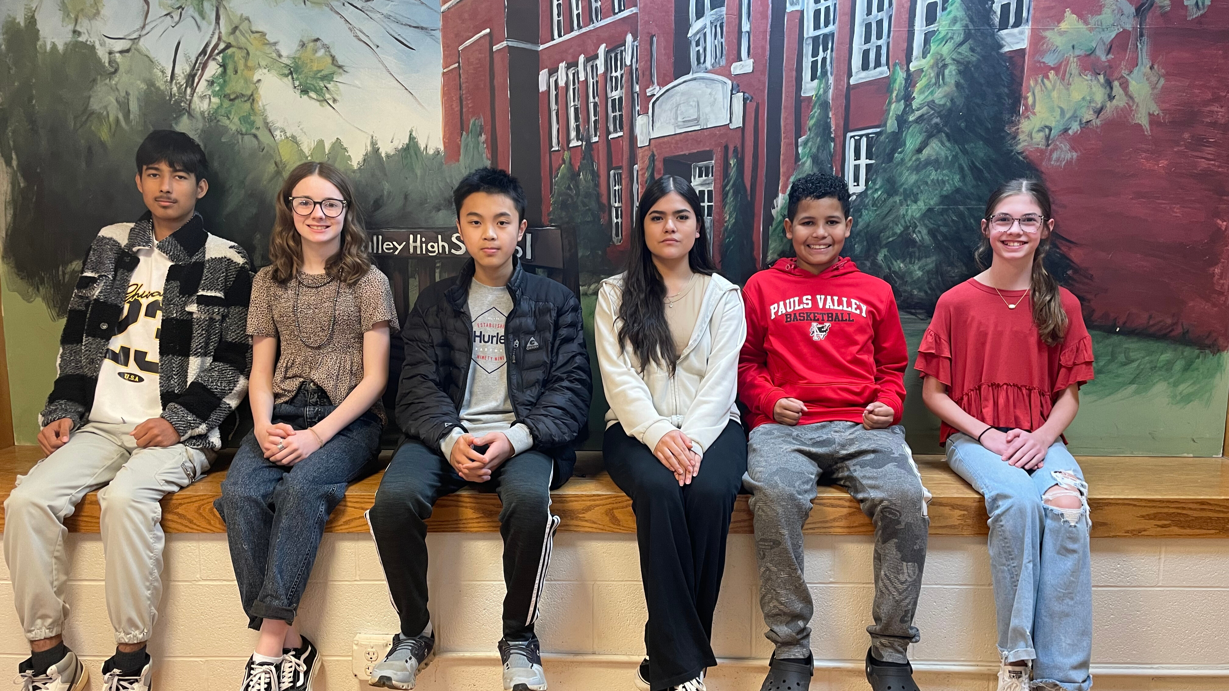 PVJH Students of the Month January 2024