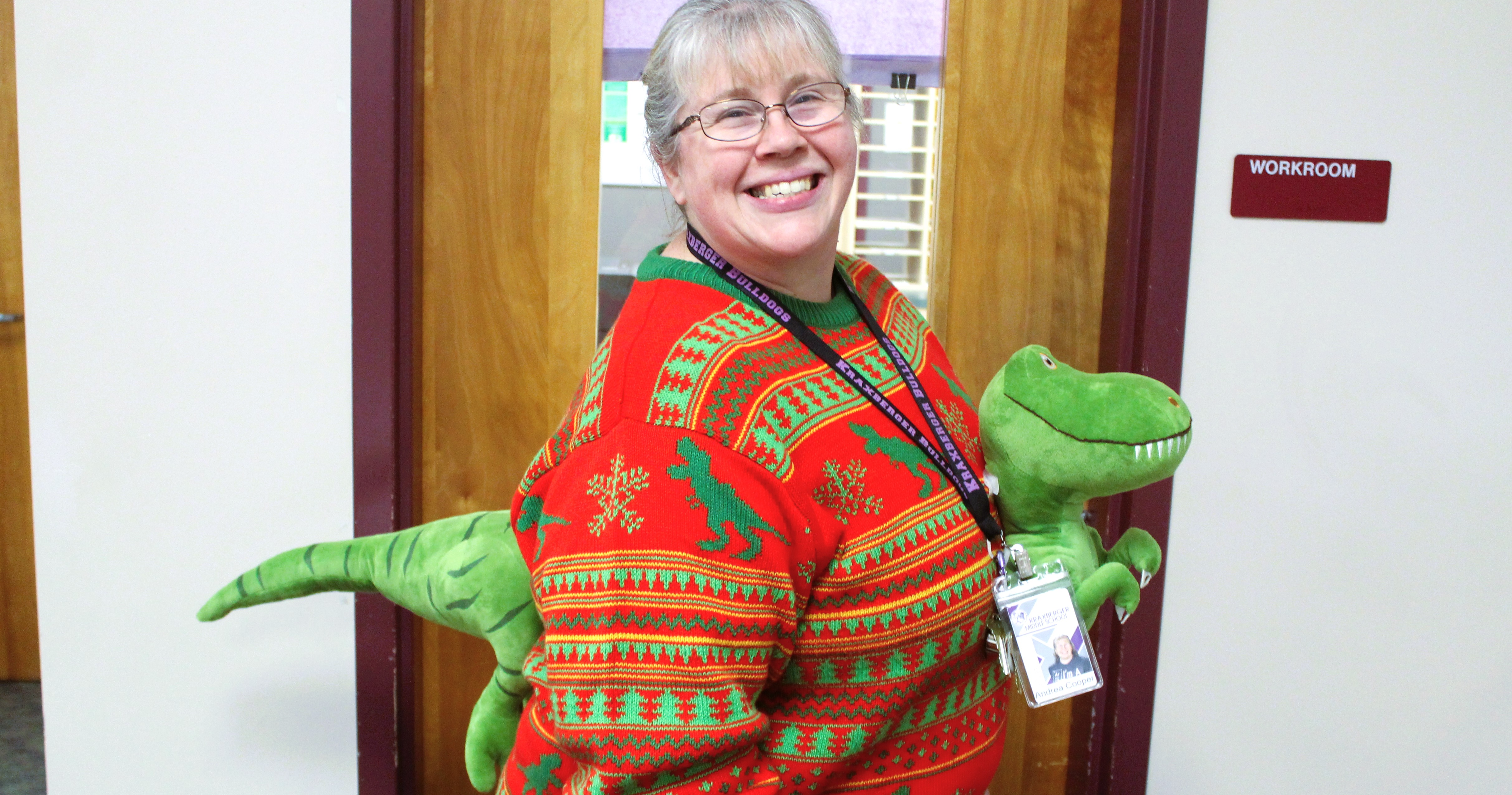 cooper in ugly sweater