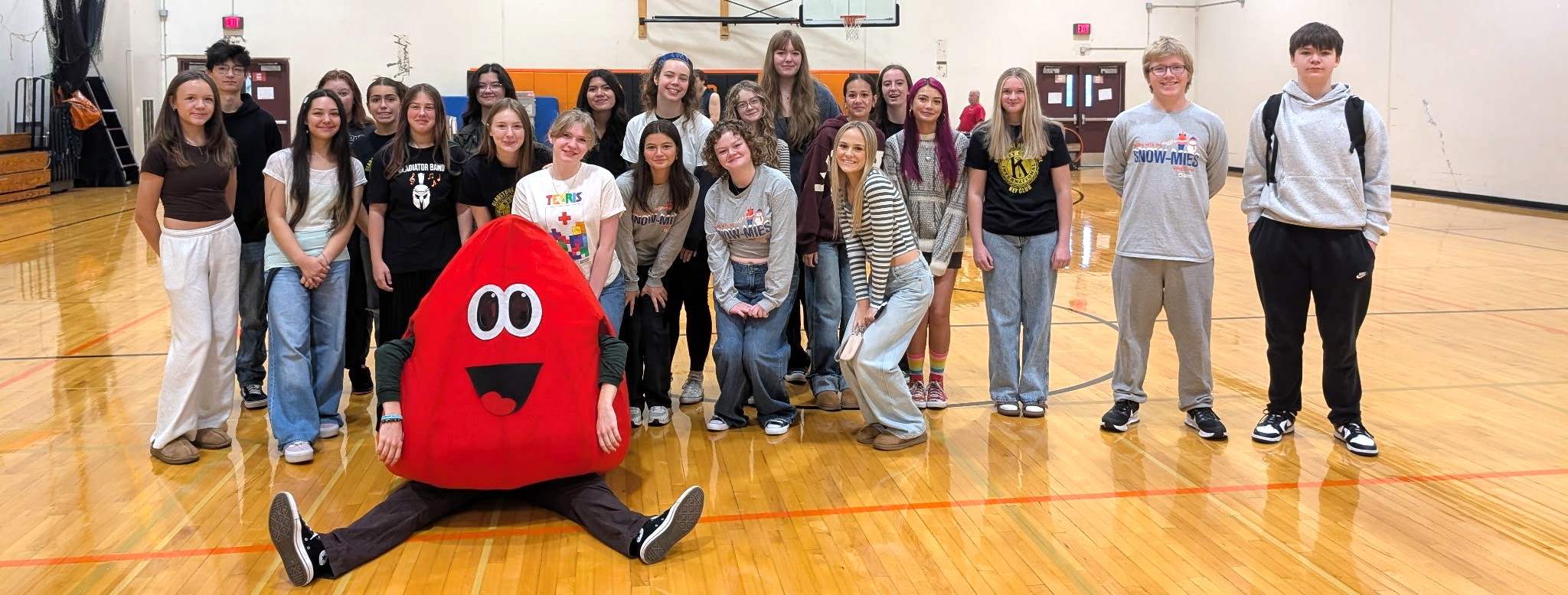key club at blood drive