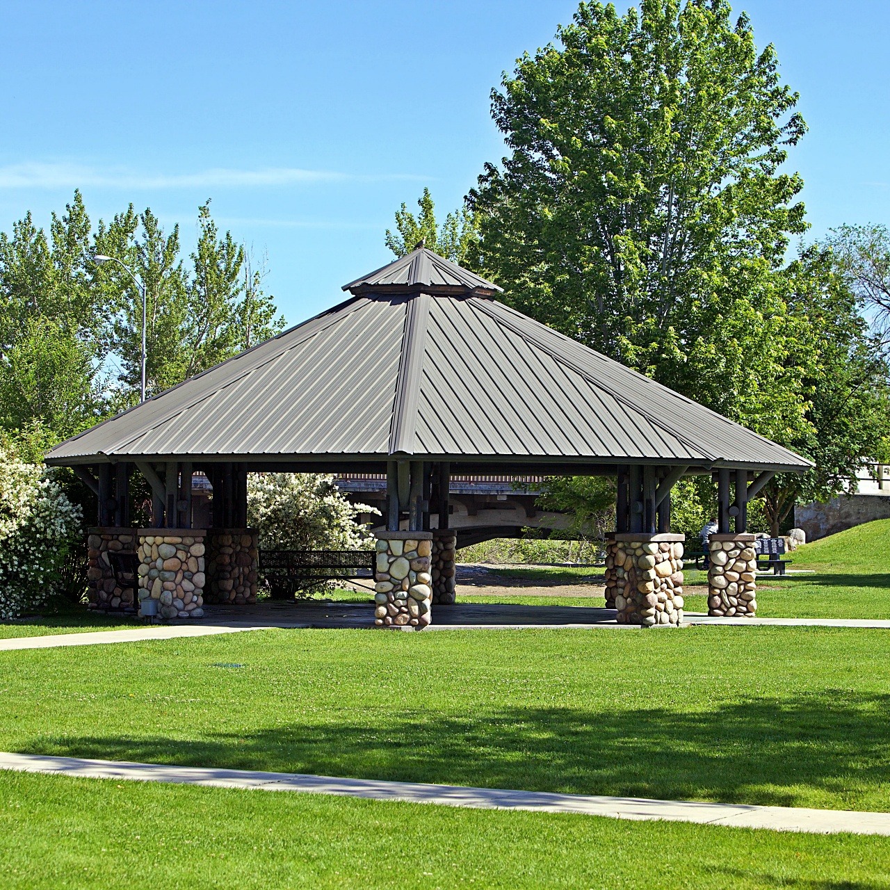 Photo of a Gazebo in Veterans Memorial Park