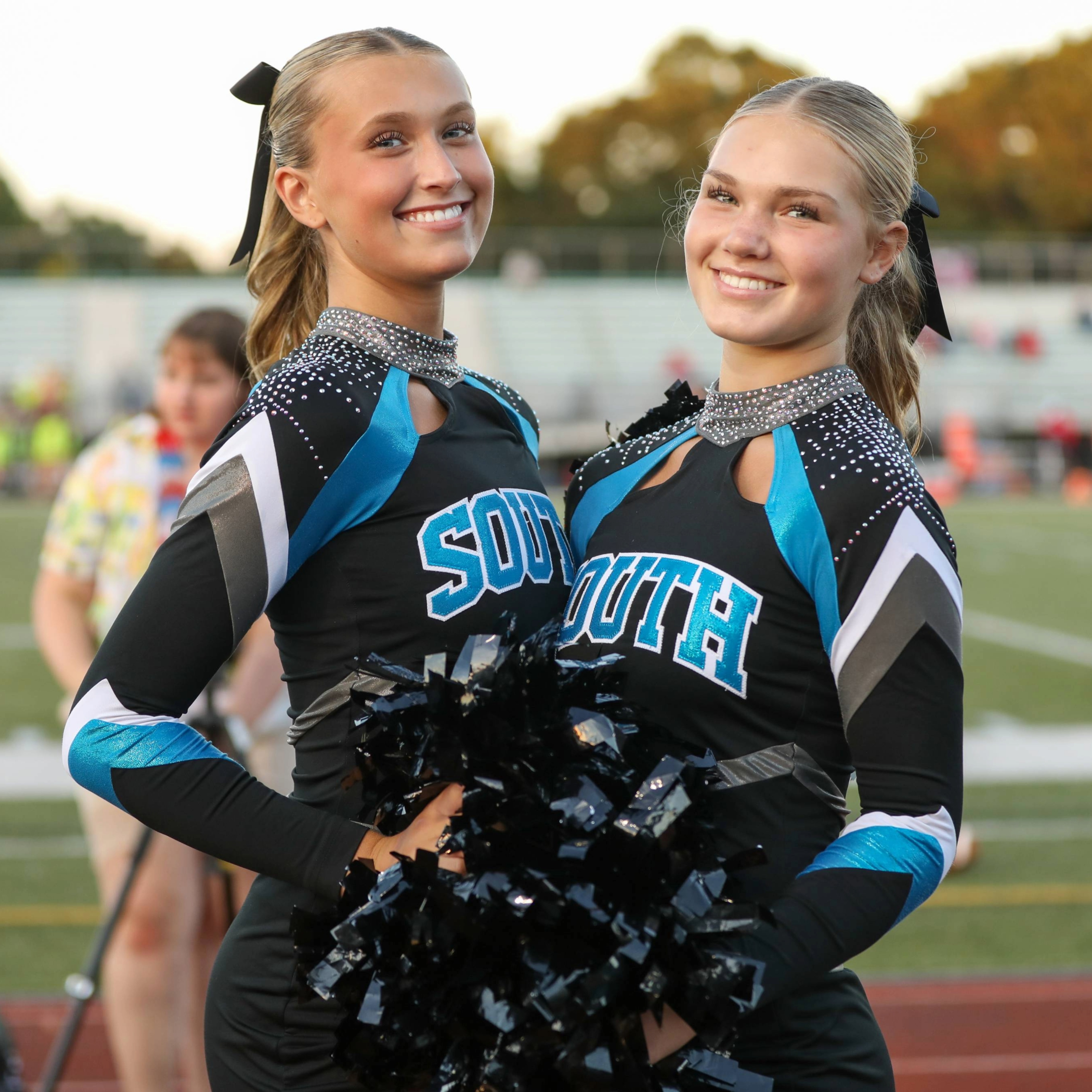 Plymouth South cheerleaders.