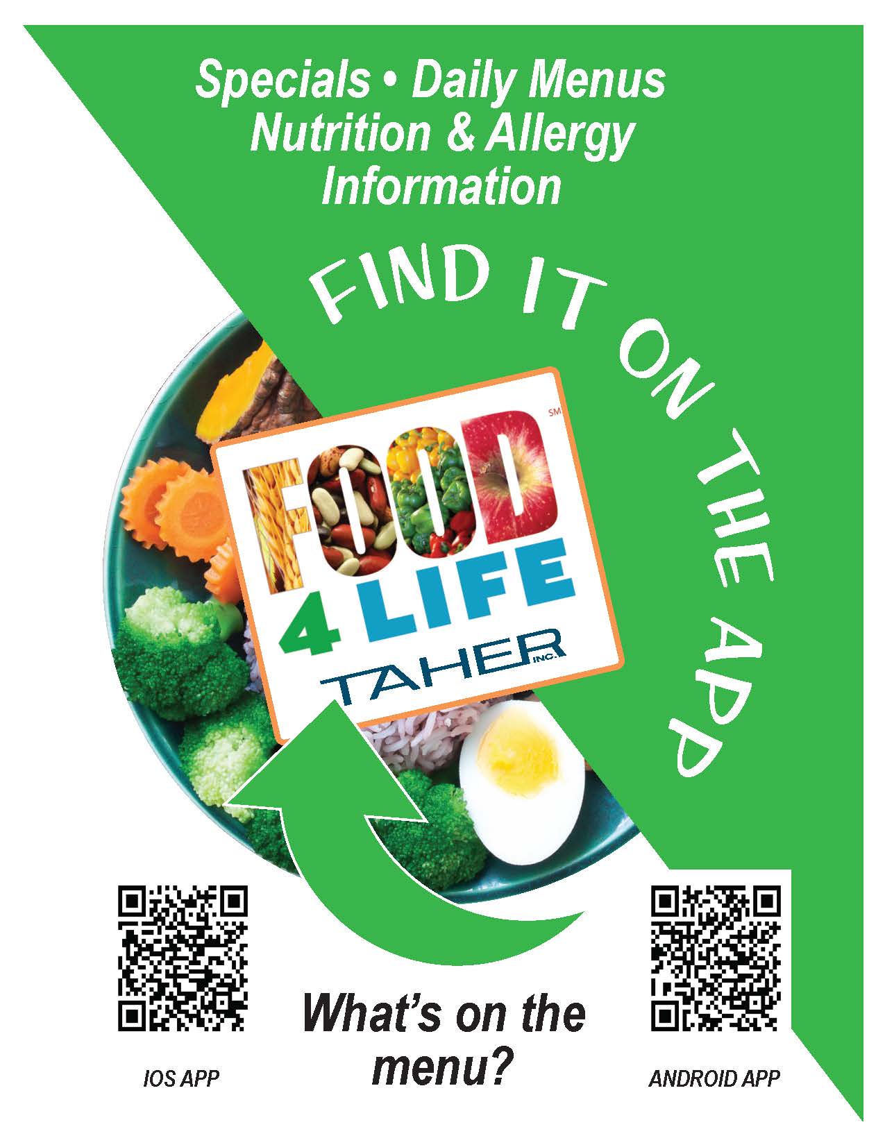 Taher Food Service App Flyer