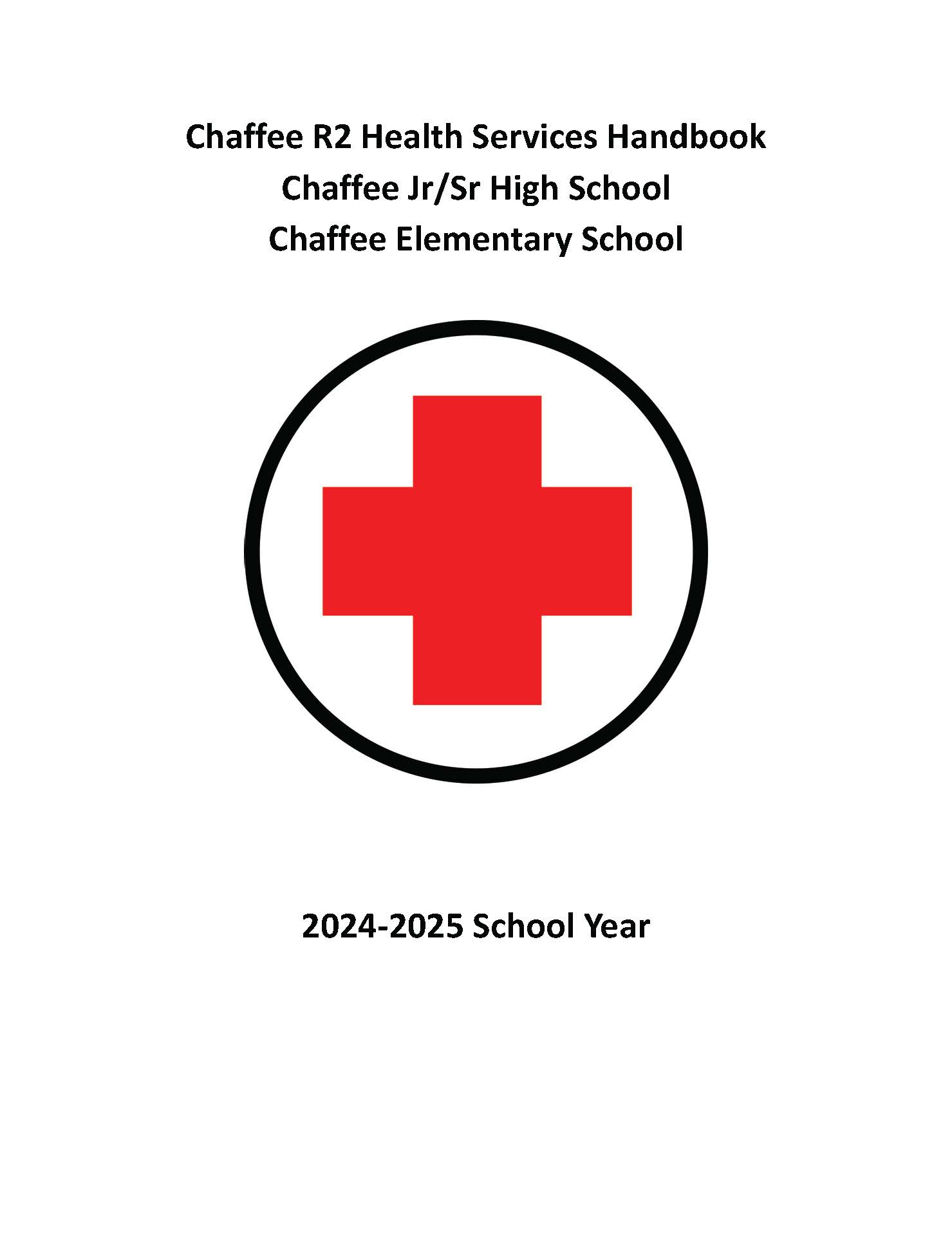 Chaffee R2 Health Services Handbook