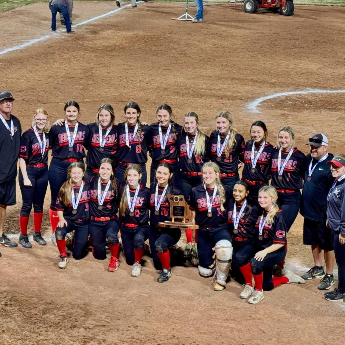 Lady Devils Softball State 2024 3rd Place