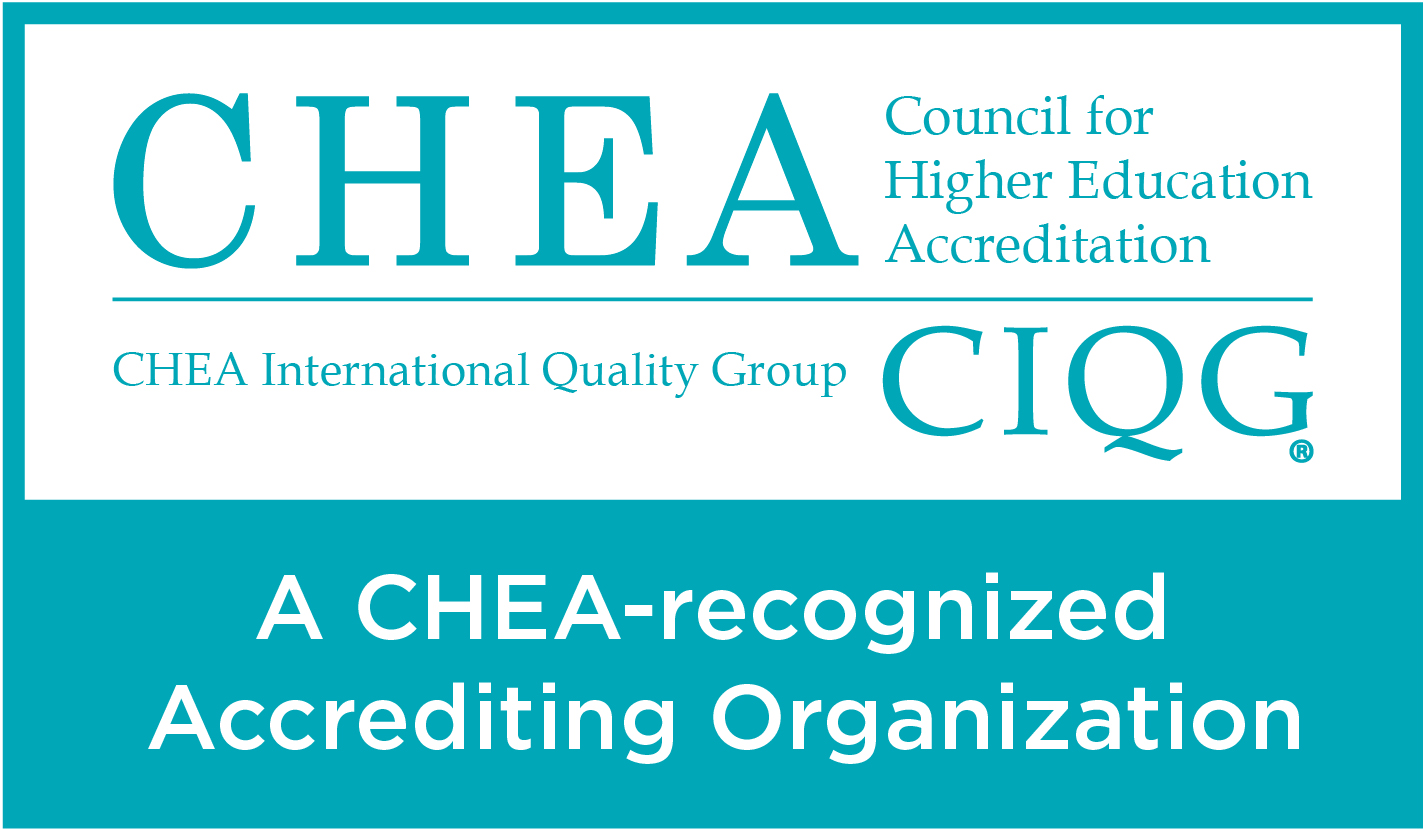 CHEA logo  A  Council for Higher Education Accreditation - A CHEA- recognized Accrediting Organization 