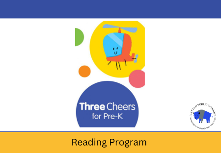Three Cheers for Pre-K Reading Program logo