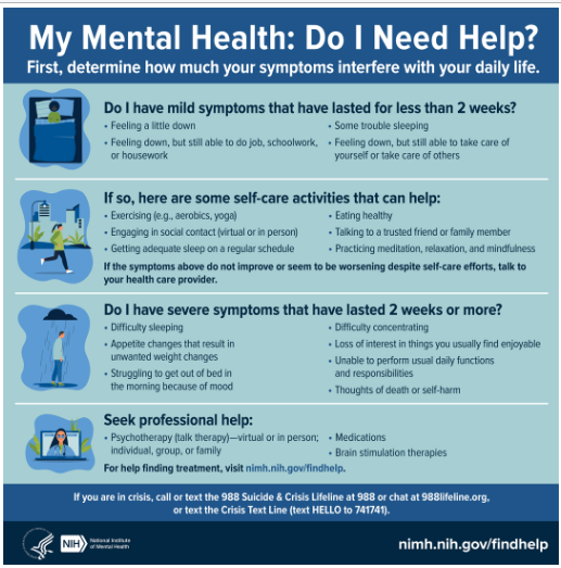 My Mental Health: Do I Need Help? 