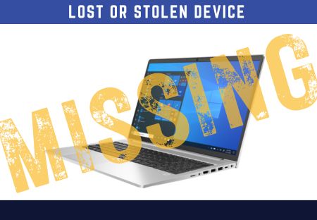 Lost or Stolen Device missing