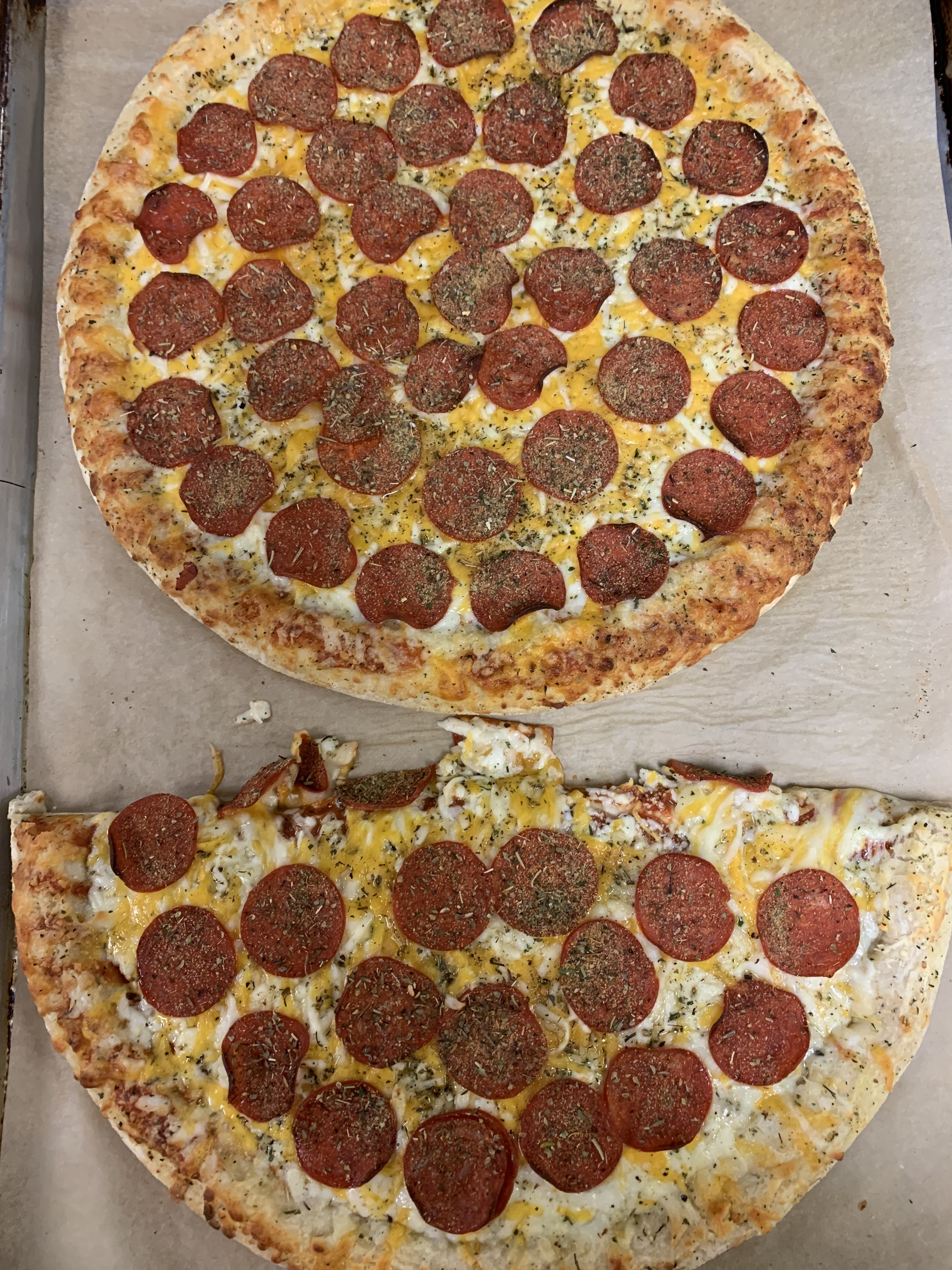 School 195 - Lunch served Pepperoni Pizza on 2.14.2024