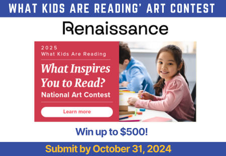 What kids are reading art contest