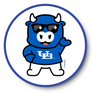 UB Brainy Bulls Icon Cartoon Bull with Sunglasses