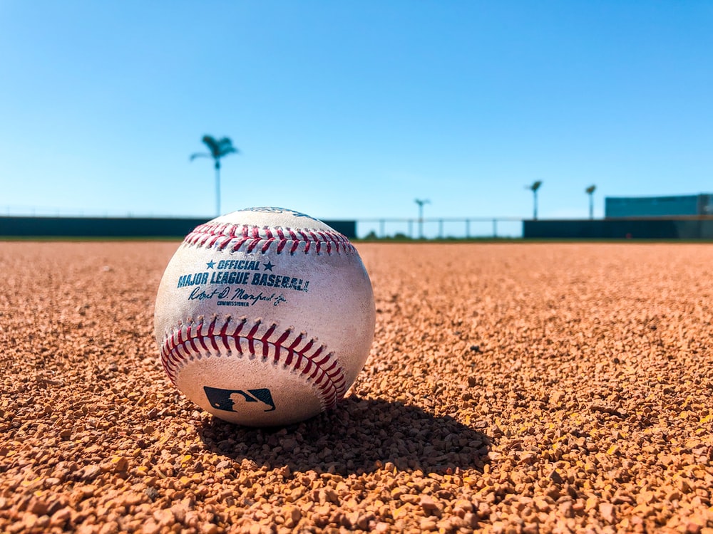 baseball on field