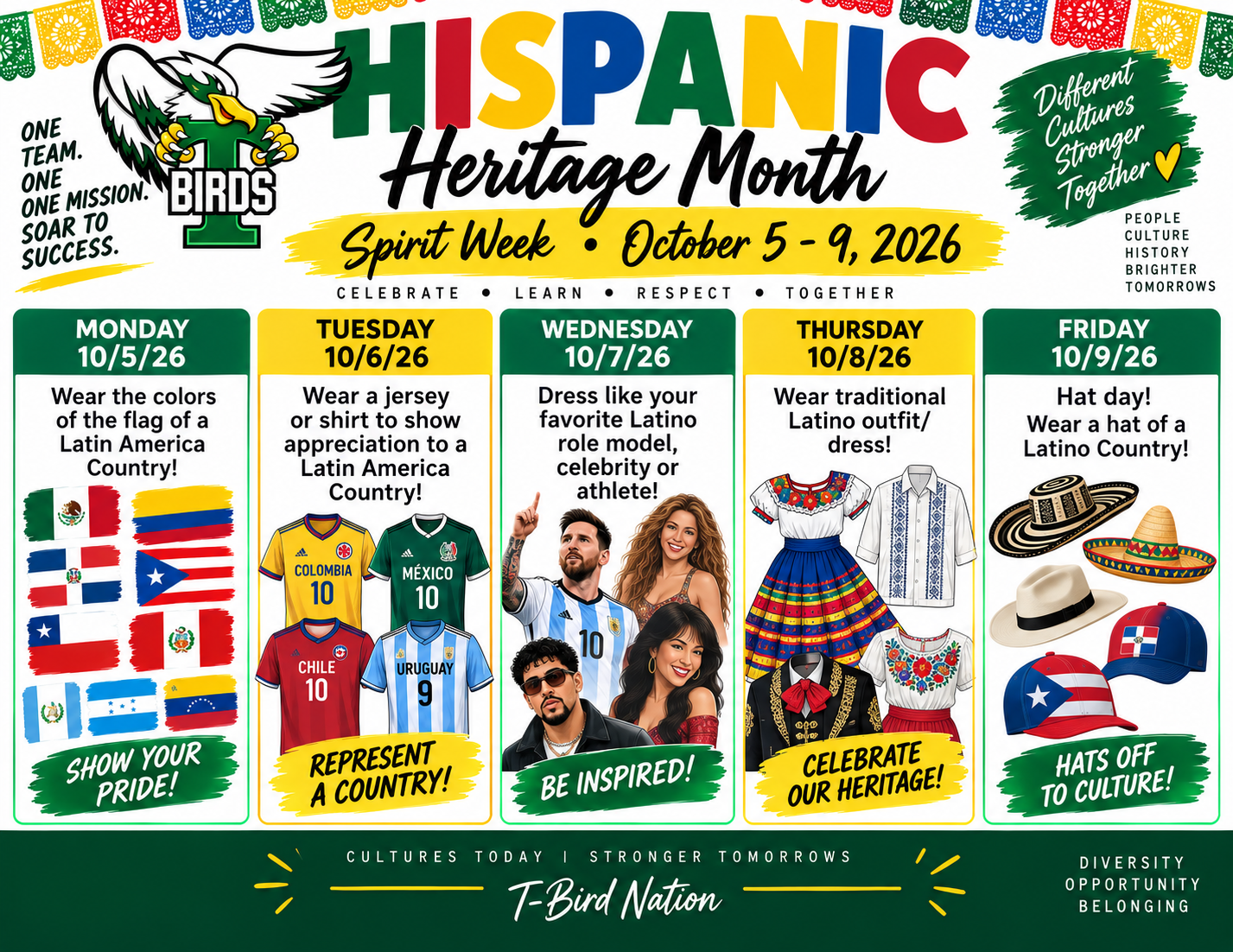 Spirit Week Hispanic Heritage Month