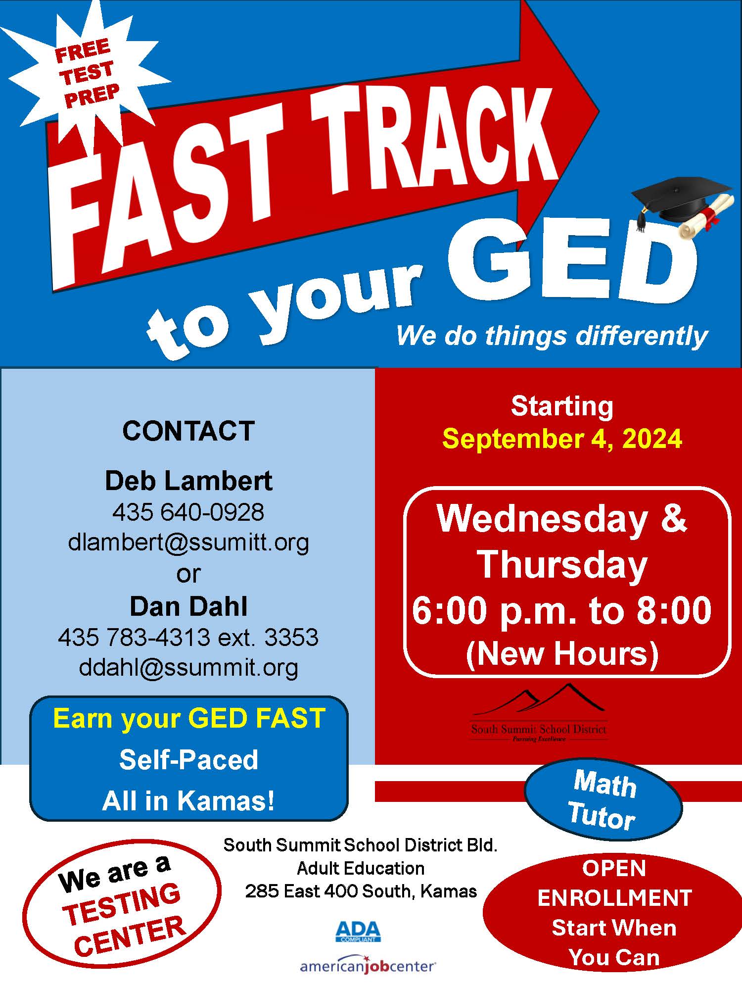 GED classes English