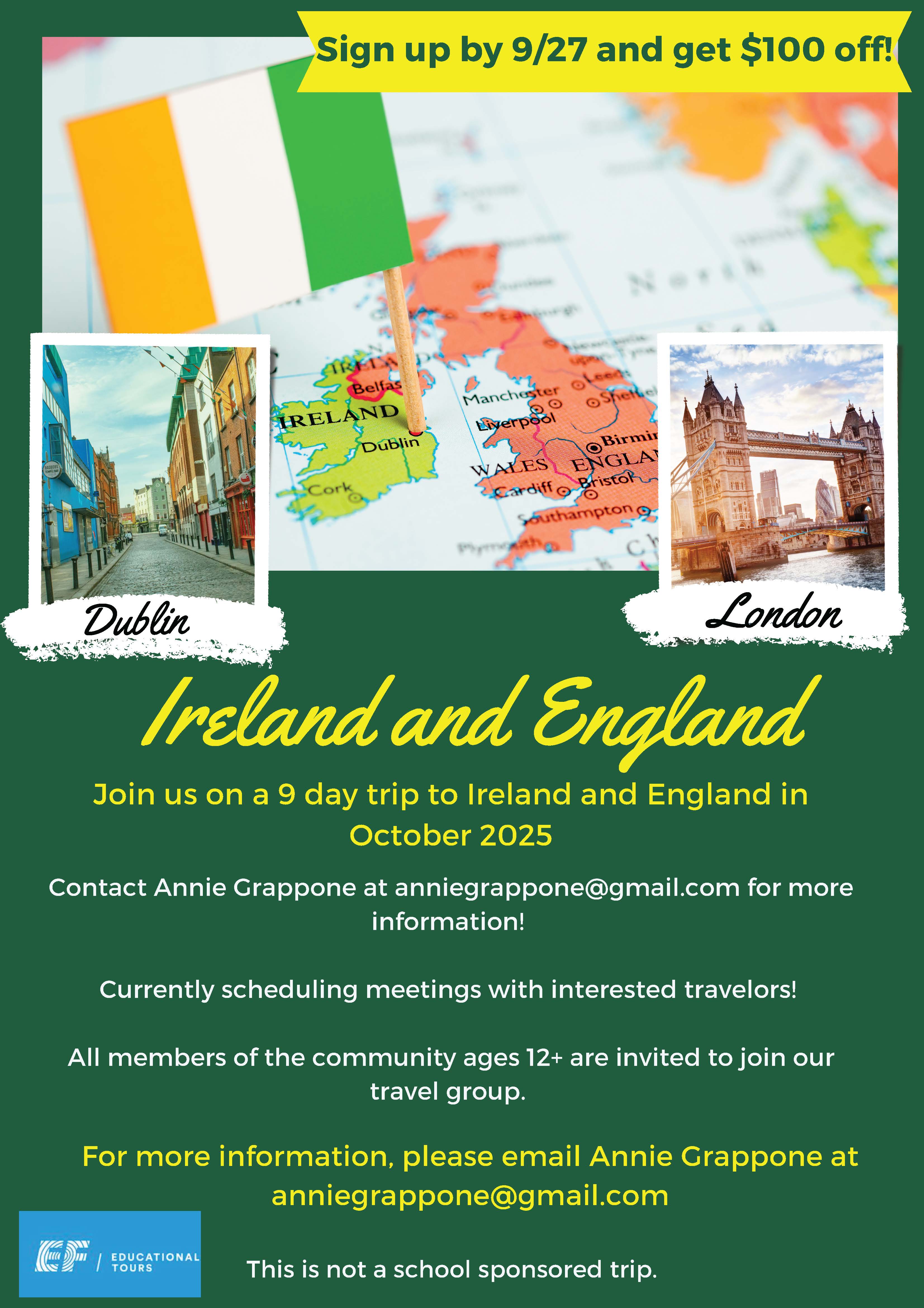 Ireland and Englad trip