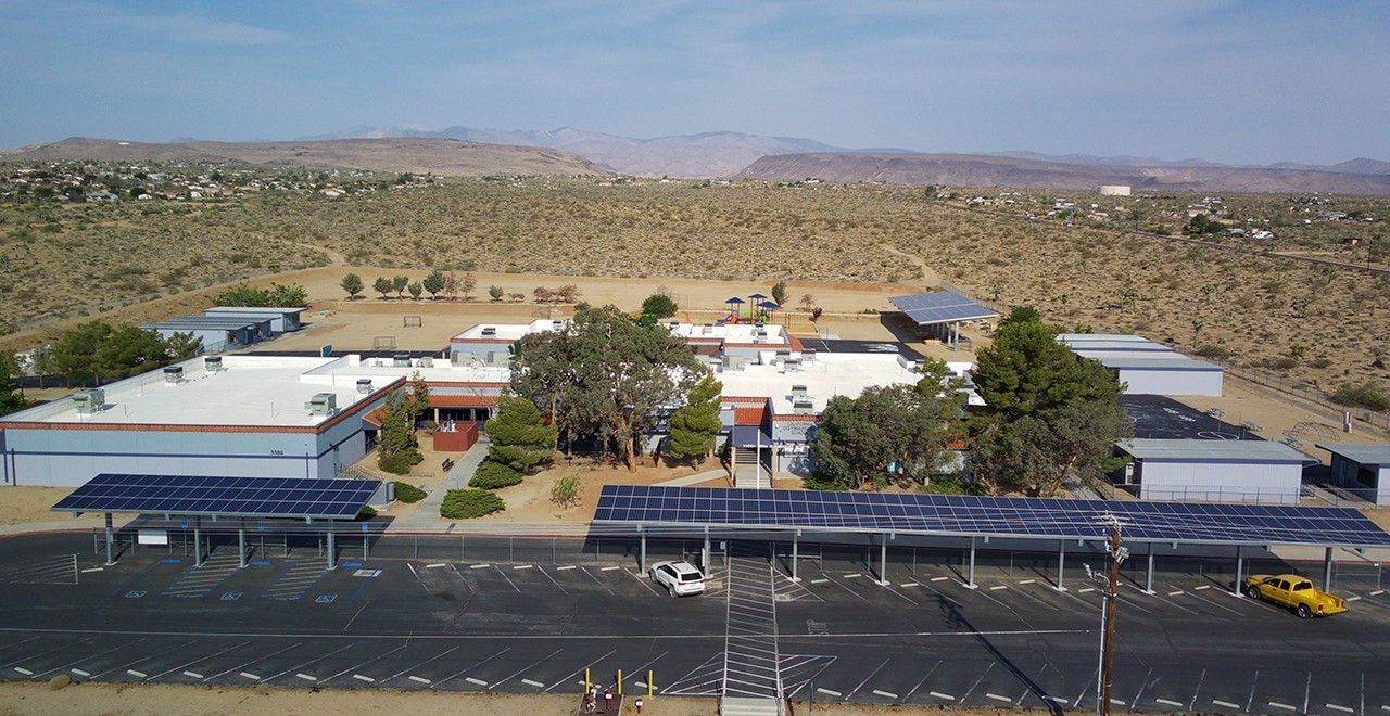 Yucca Mesa Elementary building view