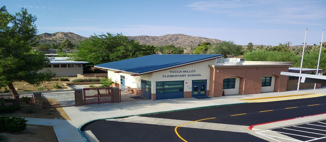 Front of Yucca Valley Elementary School 