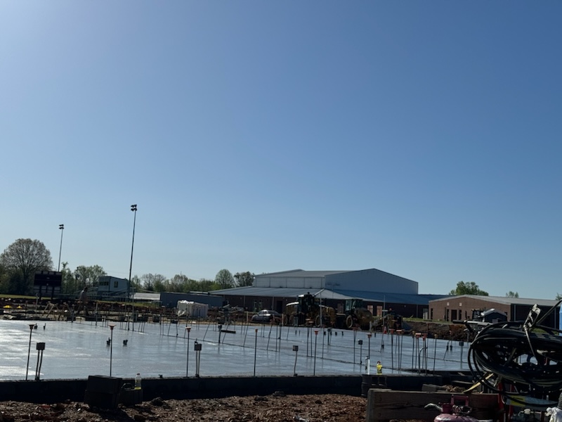 Yay! We are beginning to see the classrooms and a hall! We are so excited to see progress!