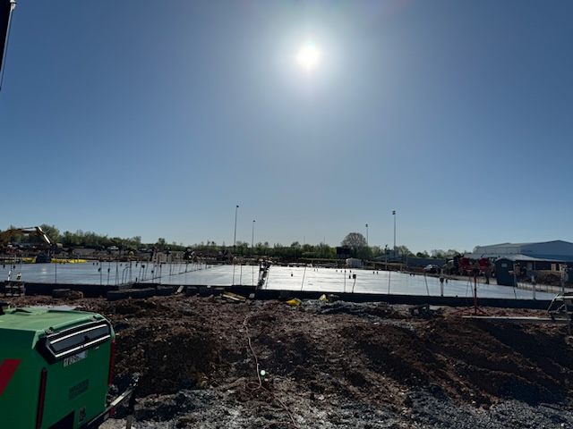 Yay! We are beginning to see the classrooms and a hall! We are so excited to see progress!