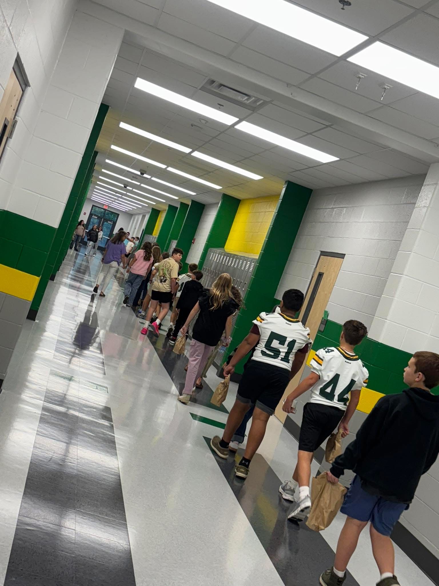 kids in hallway