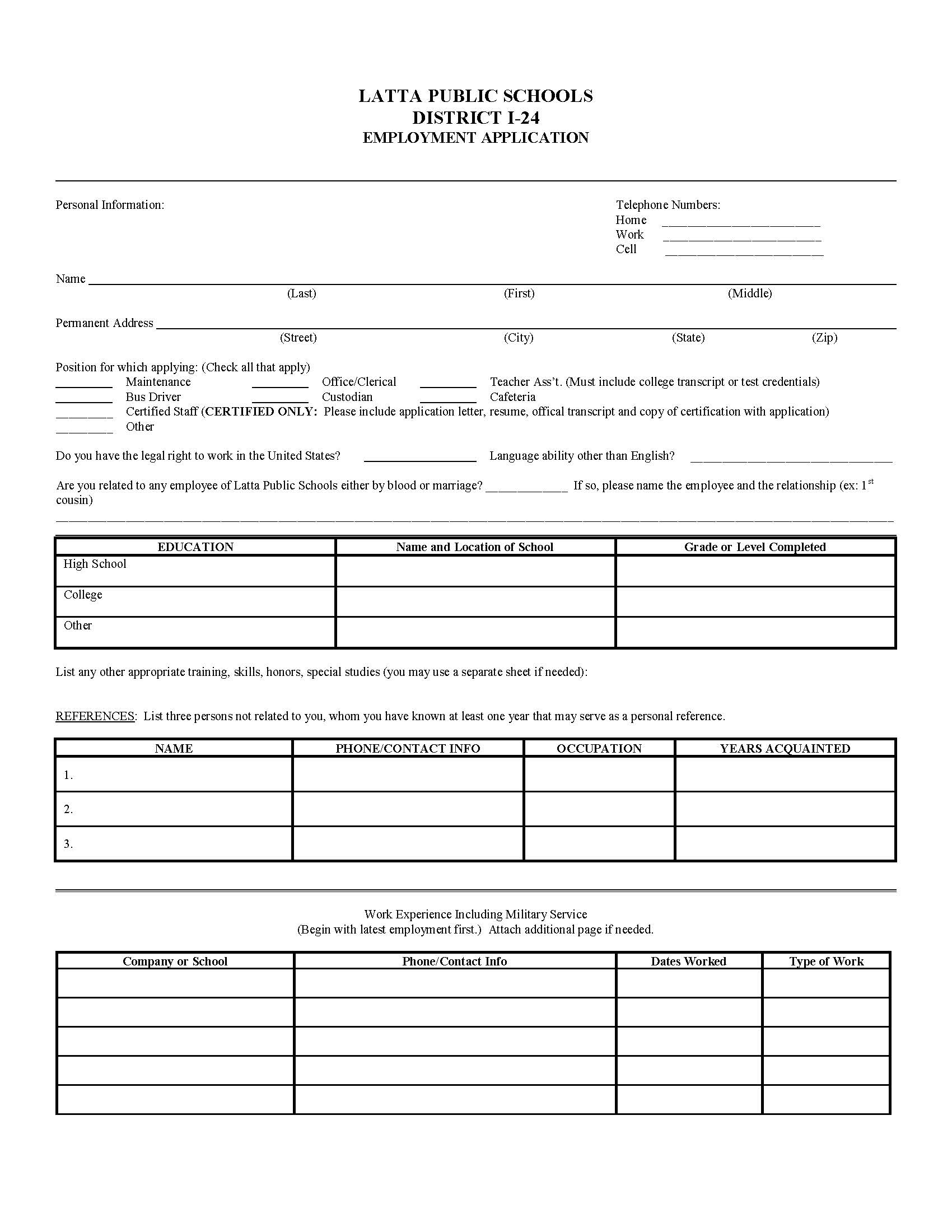 Latta Employment App part 1