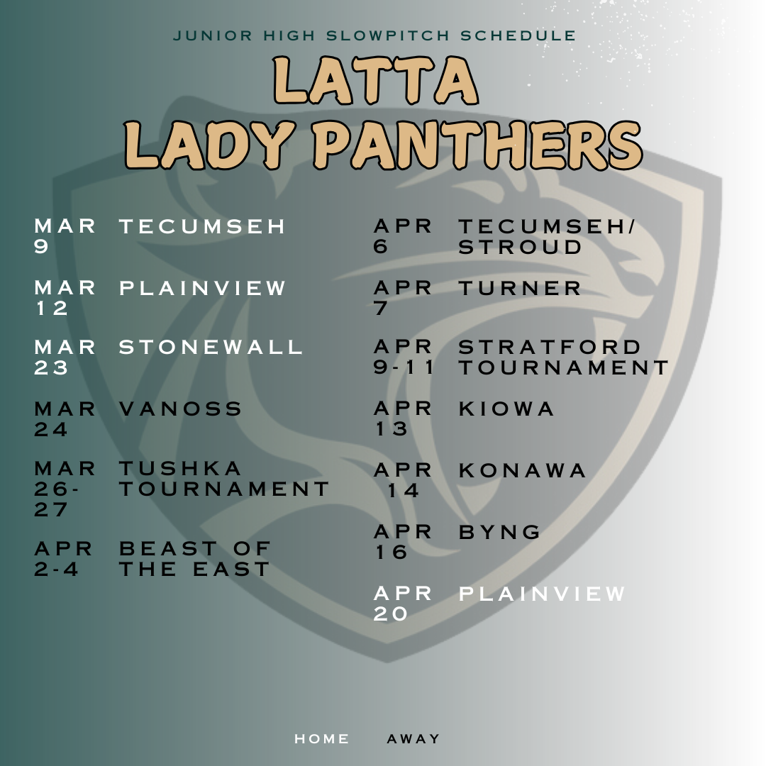 JH softball schedule