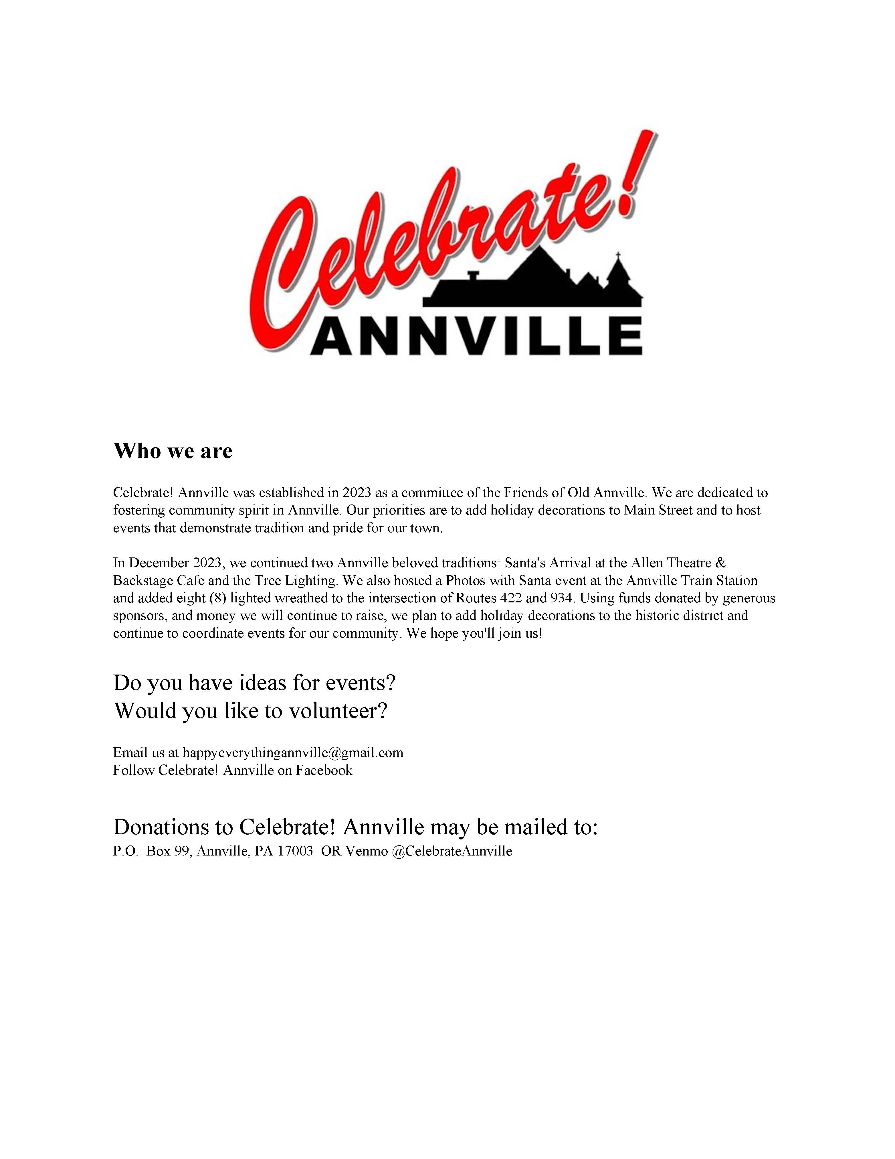 Celebrate Annville