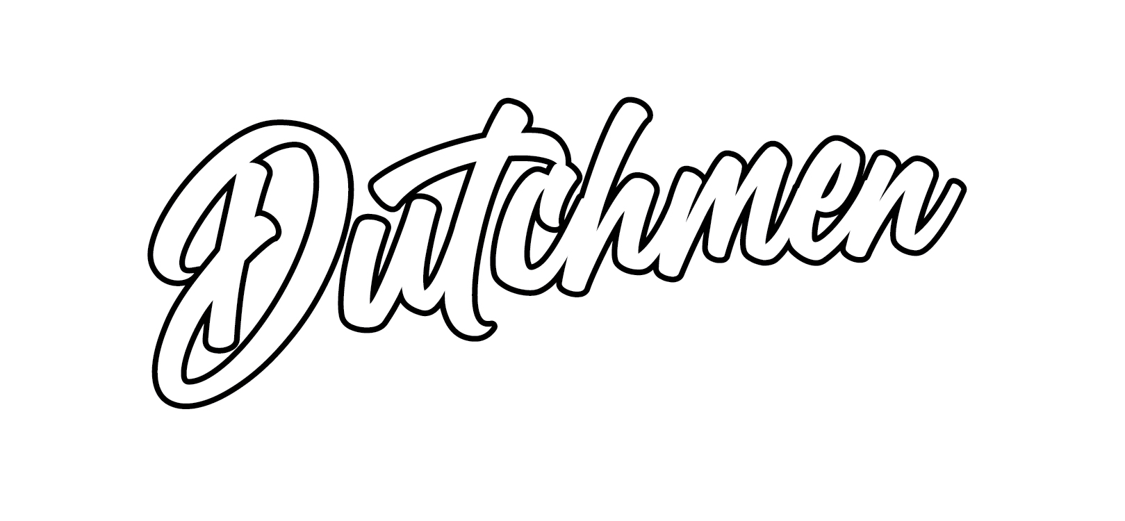 White and Black Dutchmen Logo